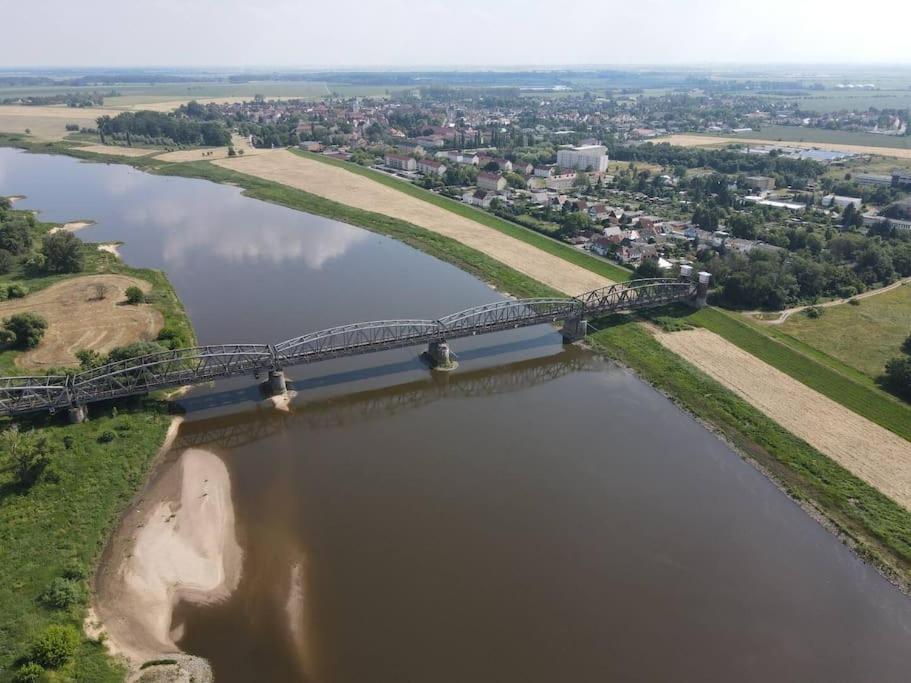 Ferienwohnung Boerdeblick Barby Exterior foto