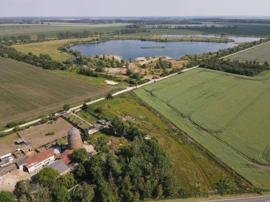 Ferienwohnung Boerdeblick Barby Exterior foto